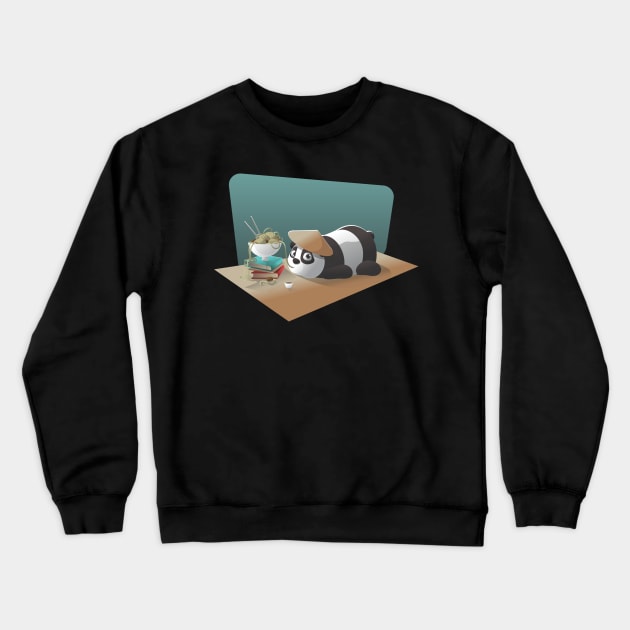 kongfu Panda Crewneck Sweatshirt by DrDesign